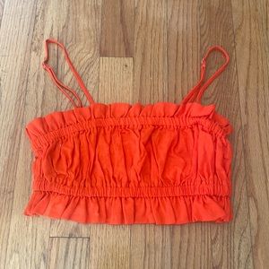 Ruffle crop top